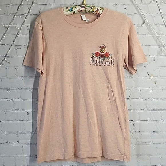 Pineapple Willy's Panama City Beach Florida Traditional Tattoo Print Tee Tshirt - Picture 3 of 15
